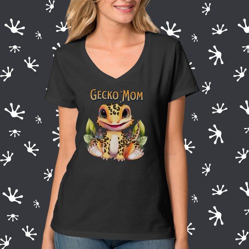 Leopard Gecko Mom Reptile Lovers T_Shirt