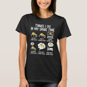 Leopard Gecko Things I Do In My Spare Time Leopard T-Shirt
