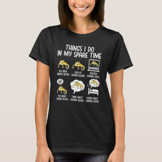 Leopard Gecko Things I Do In My Spare Time Leopard T-Shirt