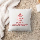 Leopard Gecko Throw Pillow (Blanket)