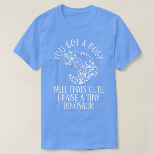 Leopard Gecko Tiny Dinosaur Leopard Geckos Lizard T-Shirt (Design Front)