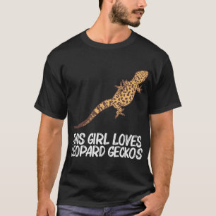 Leopard Gecko Tiny Dinosaur Lizard Animal T-Shirt