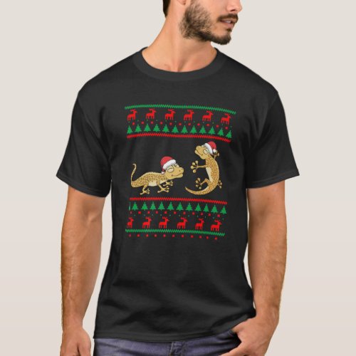 Leopard Gecko Ugly Christmas Sweater Funny Lizard