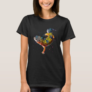Leopard Gecko Watercolor Reptile Keeper Gecko T-Shirt