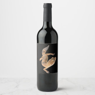  Leopard Gecko  Wine Label