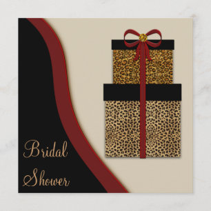 Leopard Gifts Leopard Bridal Shower Invitation