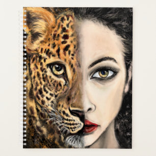 Leopard Girl Planner