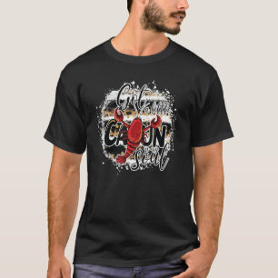 Leopard Got A Little Cajun In My Soul Crawfish Boi T-Shirt