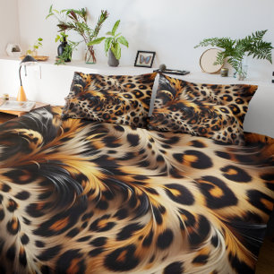 Leopard Grace: Add Wild Charm to Bedtime Duvet Cover