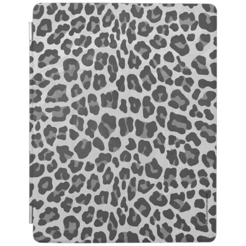 Leopard Gray and Light Gray Print iPad Smart Cover