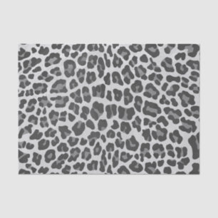 Leopard Gray and Light Gray Print Tissue Paper