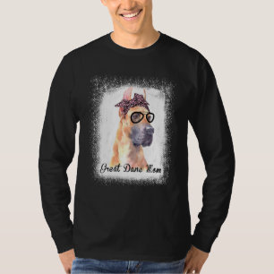 Leopard Great Dane Mom Bleached Dachshund Owner Wo T-Shirt