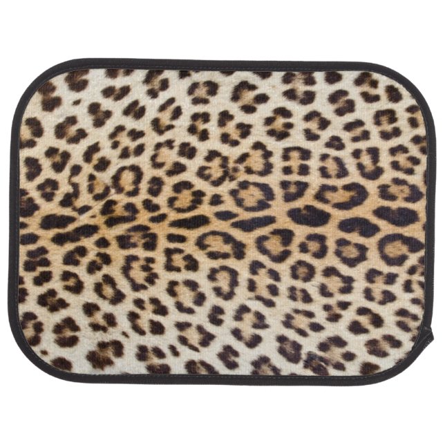 Leopard hair car floor mat (Rear)