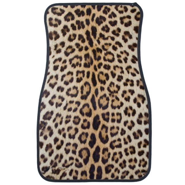 Leopard hair car floor mat (Front)