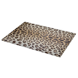 Leopard hair cutting board