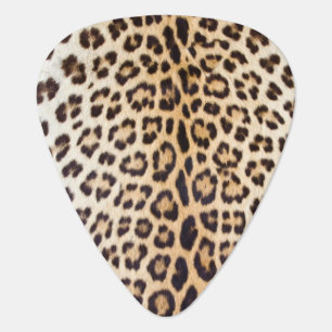 Leopard hair guitar pick