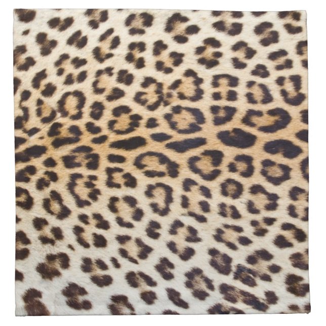 Leopard hair napkin (Front)