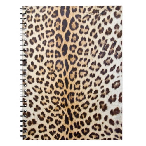 Leopard hair notebook