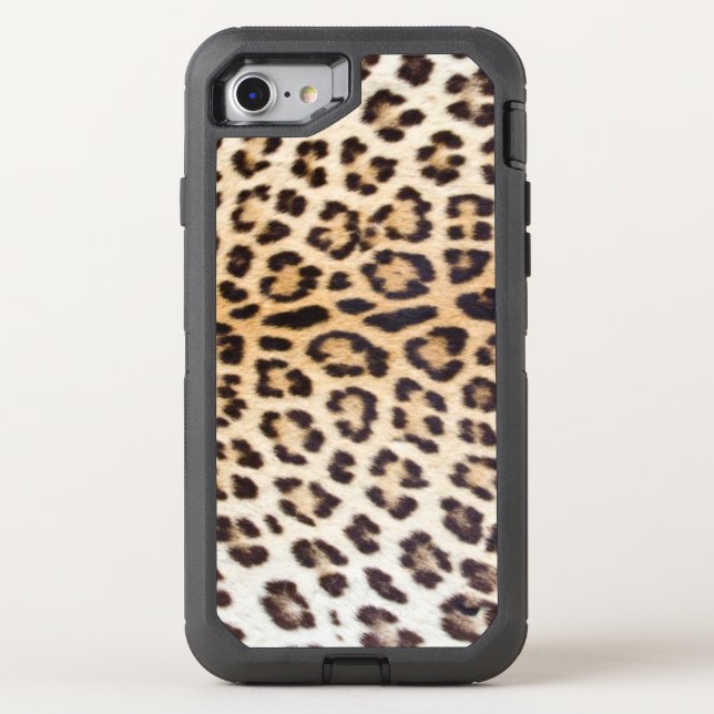 Leopard hair otterbox iPhone case (Back)