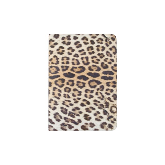 Leopard hair passport holder (Front)
