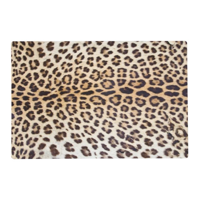 Leopard hair placemat (Front)