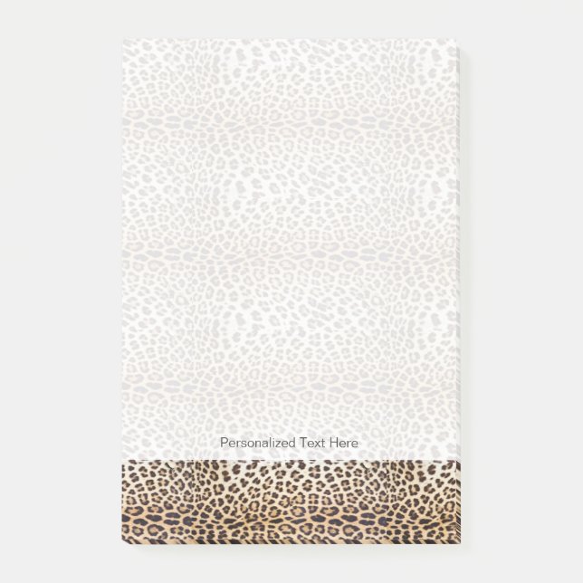 Leopard hair post-it notes (Front)