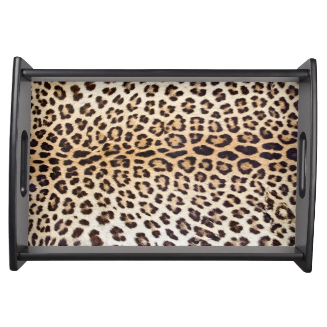 Leopard hair serving tray (Front)