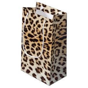 Leopard hair small gift bag