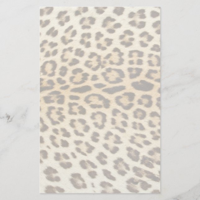 Leopard hair stationery (Front)