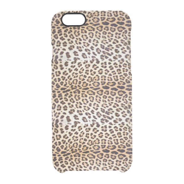 Leopard hair uncommon iPhone case (Back)