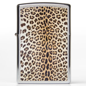 Leopard hair zippo lighter