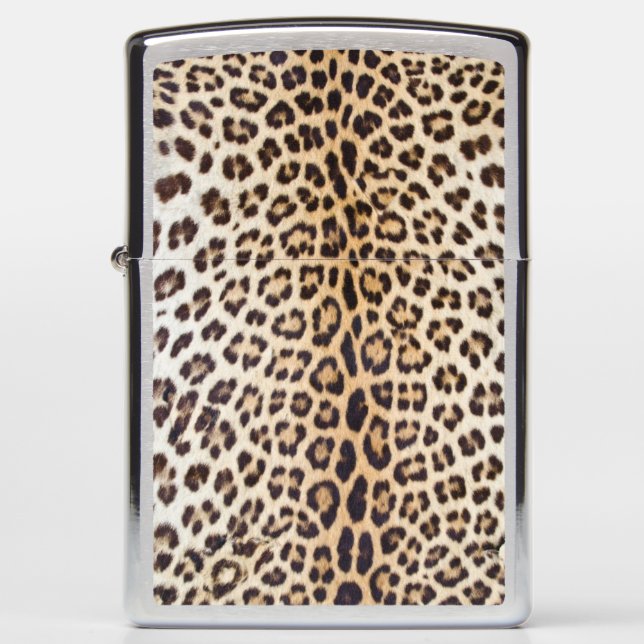 Leopard hair zippo lighter (Front)