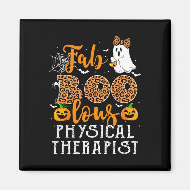 Leopard Halloween Costume For Physical Therapist F Magnet (Front)