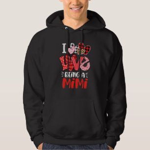 Leopard Happy Mothers Day I Love Being A Mimi Buff Hoodie