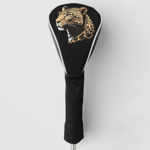 Leopard Head Golf Head Cover