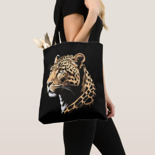 Leopard Head Tote Bag