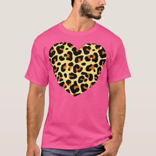Leopard Heart T_Shirt