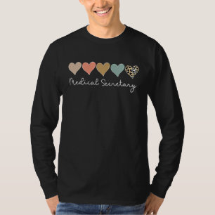 Leopard Hearts Valentine's day for Team Medical Se T-Shirt