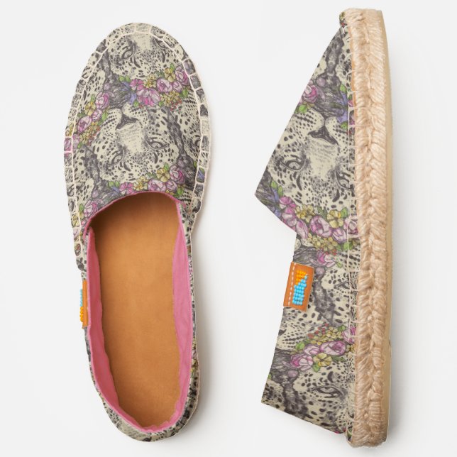 Leopard Hippie Chic Espadrilles (Side)