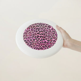 Leopard Hot Pink Painted Texture Wham-O Frisbee