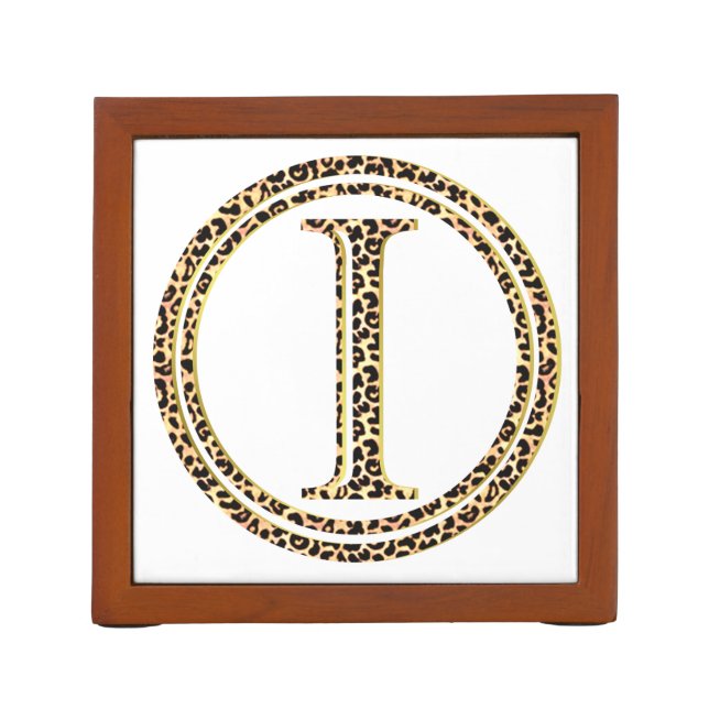 leopard I Desk Organizer (Back)