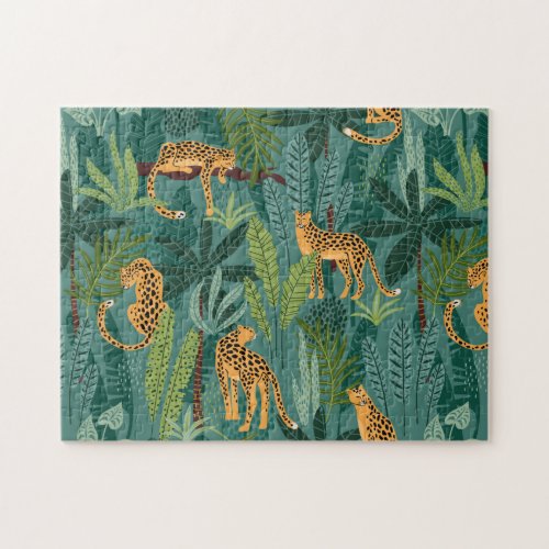 Leopard in the Jungle Jigsaw Puzzle