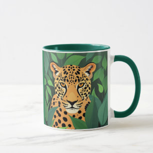 Leopard in the Jungle  Mug