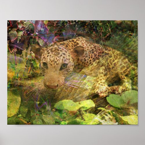 Leopard In The Wild _ Rectangular Poster