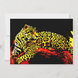 Leopard Invitation