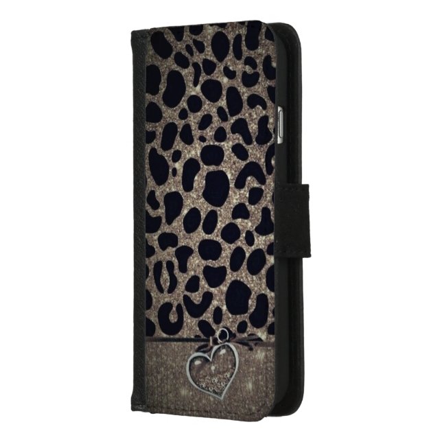 Leopard IPhone Wallet Case (Left)