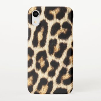Leopard Iphone Xrslim Fit Case  Glossy Iphone Xr Case by GKDStore at Zazzle