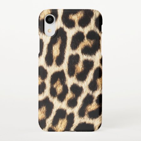 Leopard Iphone Xrslim Fit Case, Glossy Iphone Xr Case