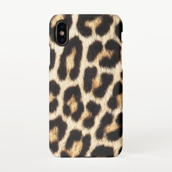 Leopard Iphone Xslim Fit Case  Glossy Iphone X Case by GKDStore at Zazzle