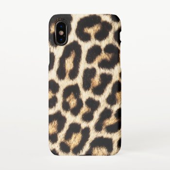 Leopard Iphone Xsslim Fit Case  Glossy Iphone Xs Case by GKDStore at Zazzle